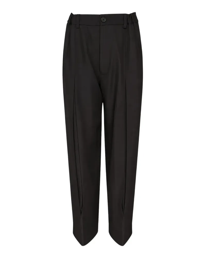 Melitta Baumeister tailored pointy-hem trousers - Schwarz Schwarz