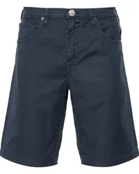 Incotex Halbhohe Chino-Shorts Blau