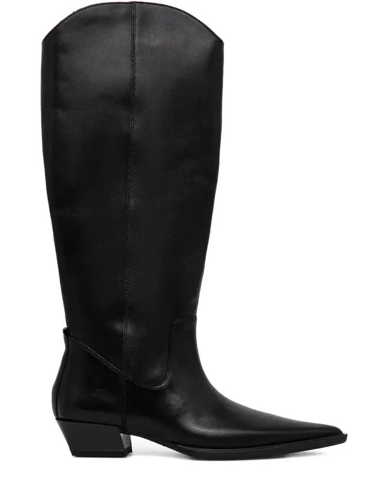 Vagabond Cassie Cowboystiefel mit spitzer Kappe 35mm - Schwarz Schwarz