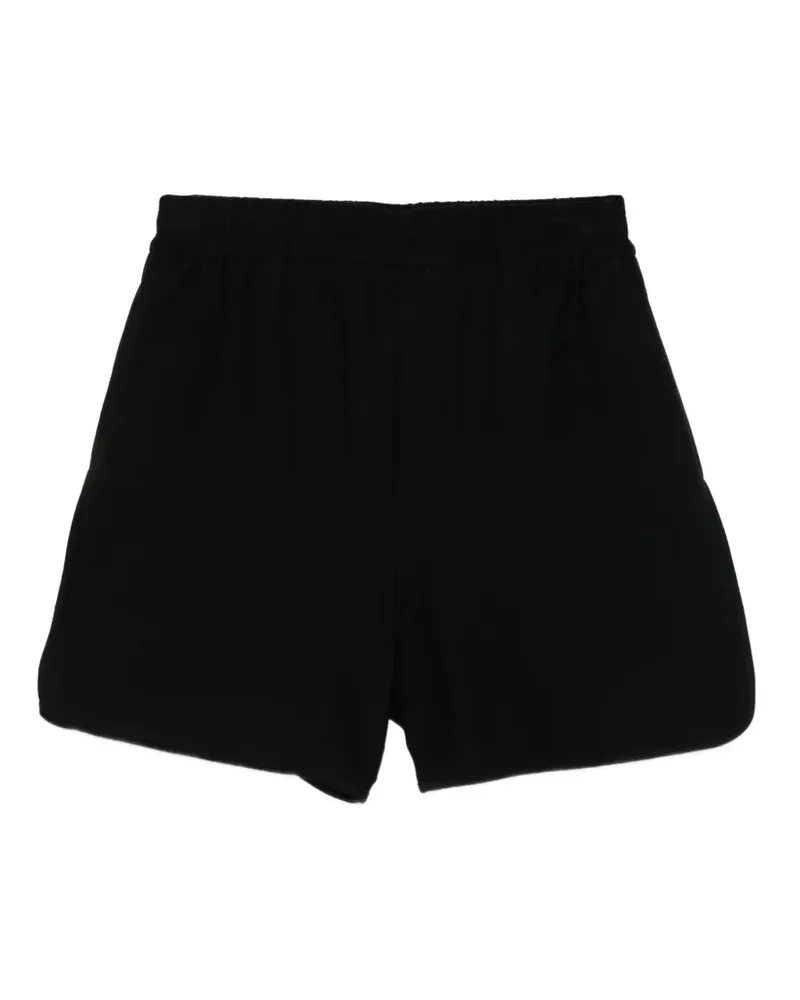 Emporio Armani Gemusterte Joggingshorts - Schwarz Schwarz