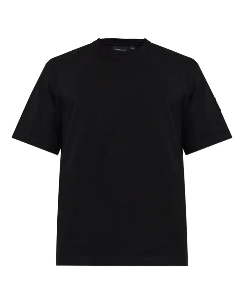 Canada Goose logo-patch T-shirt - Schwarz Schwarz