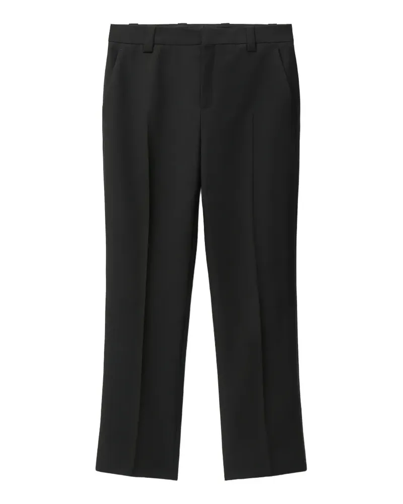 Versace Klassische Hose mit Bügelfalten - Schwarz Schwarz