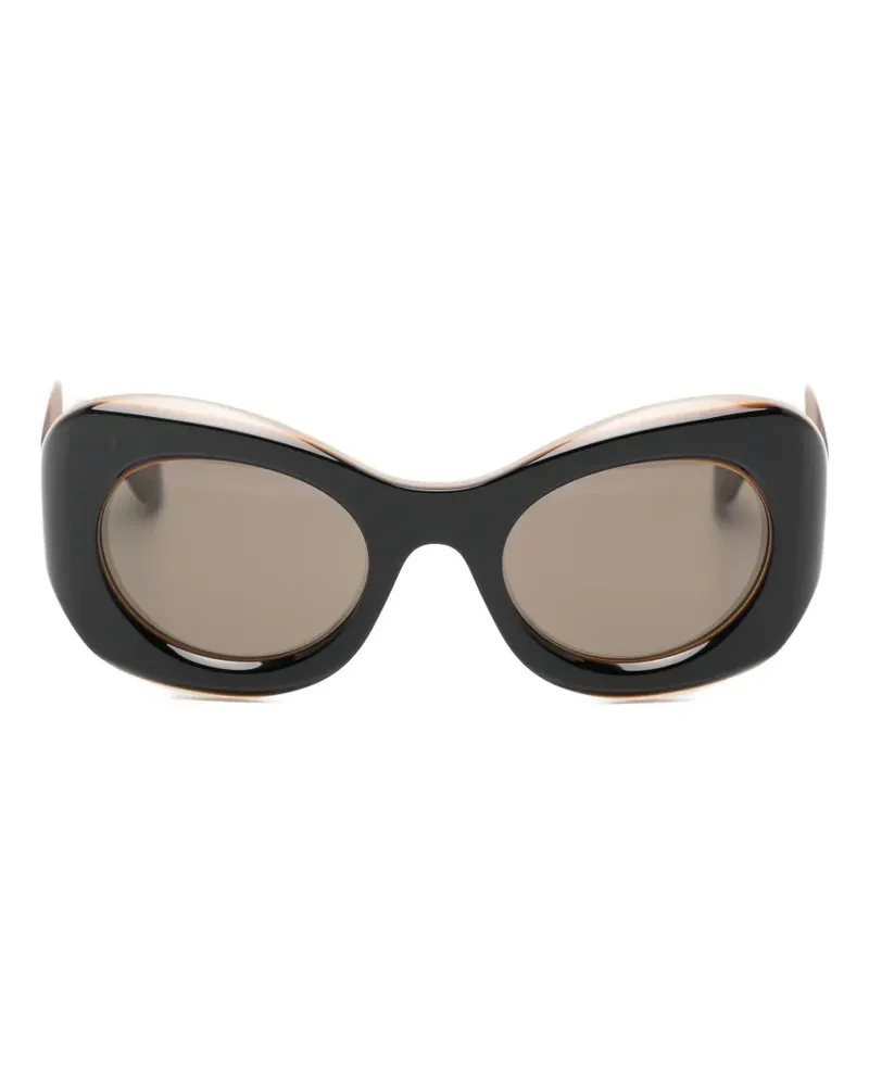 Loewe Sonnenbrille mit geometrischem Gestell - Braun Braun