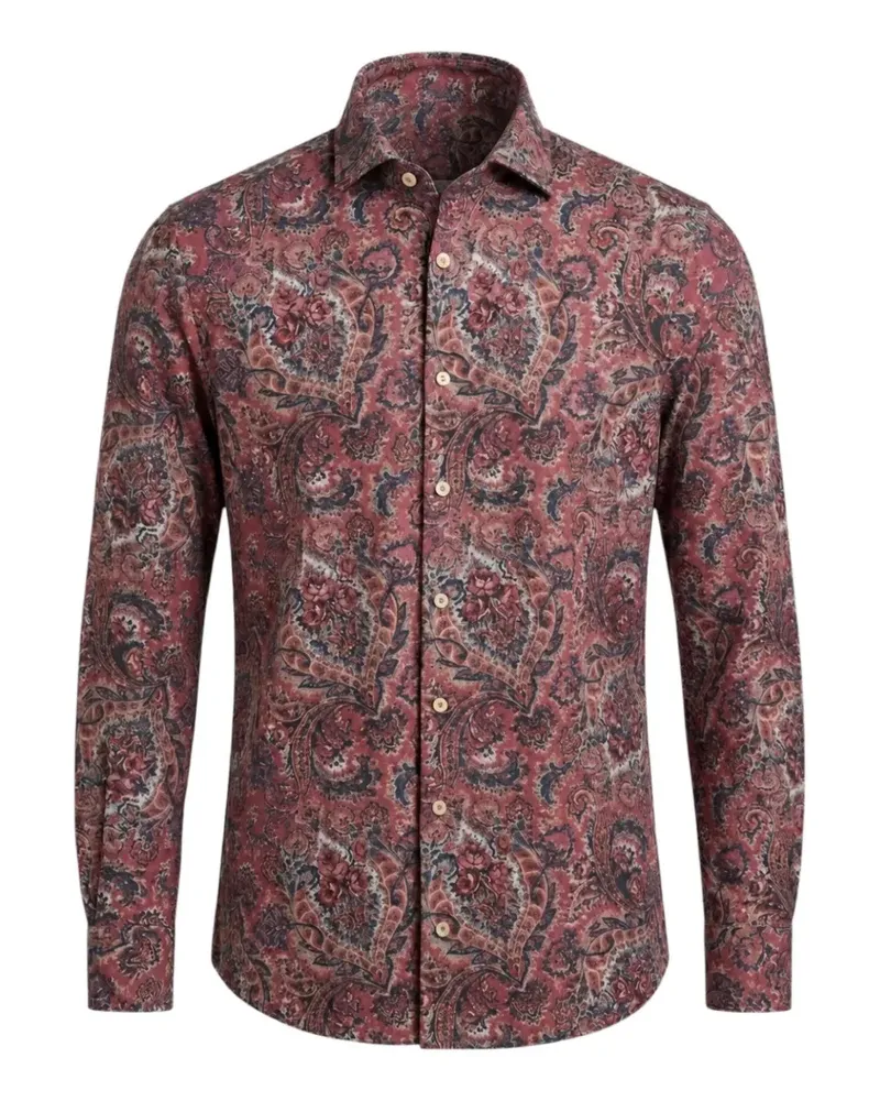 XACUS paisley-print shirt - Rot Rot