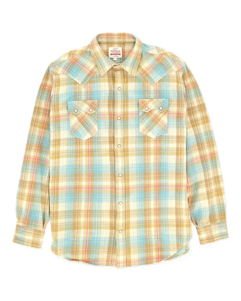 Fortela Josh checked shirt - Gelb Gelb