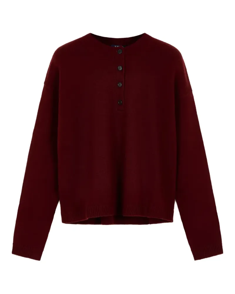Max Mara Max Mara Lisa Pullover mit tiefen Schultern - Rot Rot