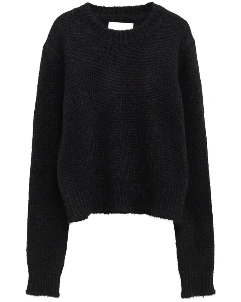 Jil Sander Pullover mit Rundhalsausschnitt Schwarz