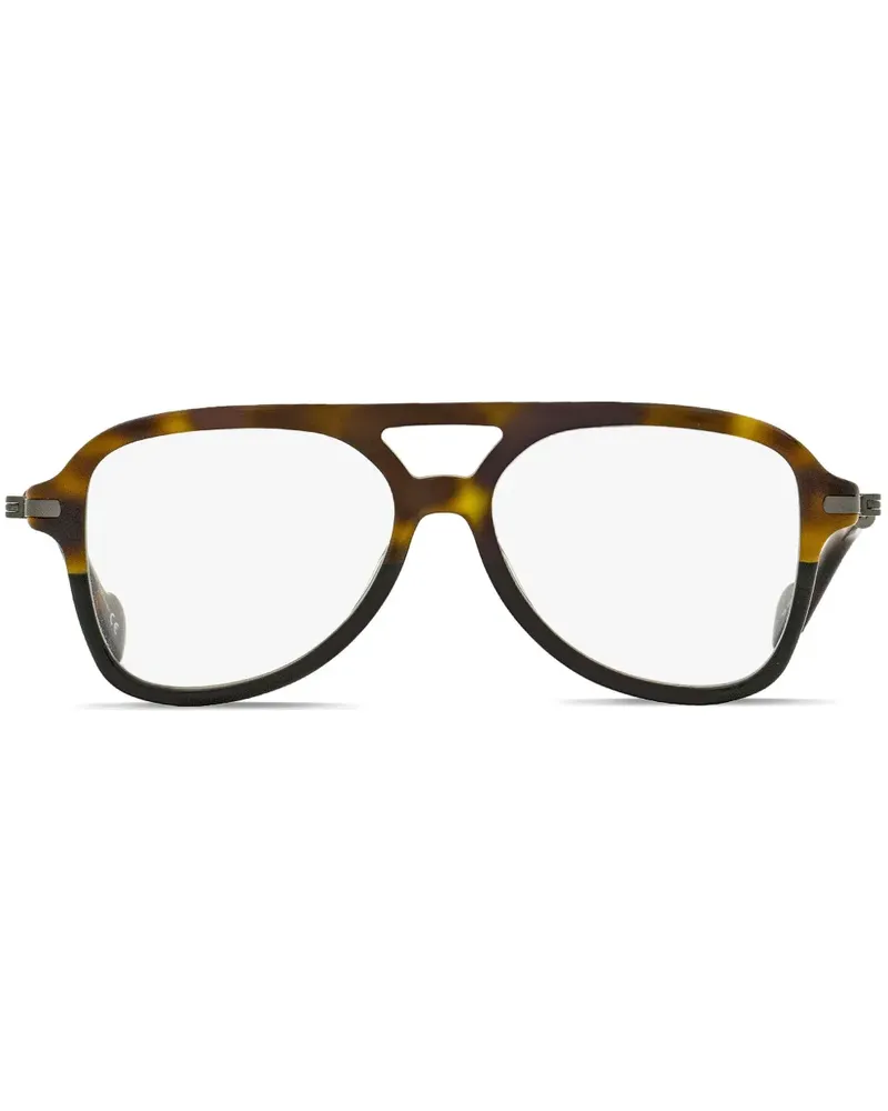 Moncler Pilotenbrille in Schildpattoptik - Braun Braun