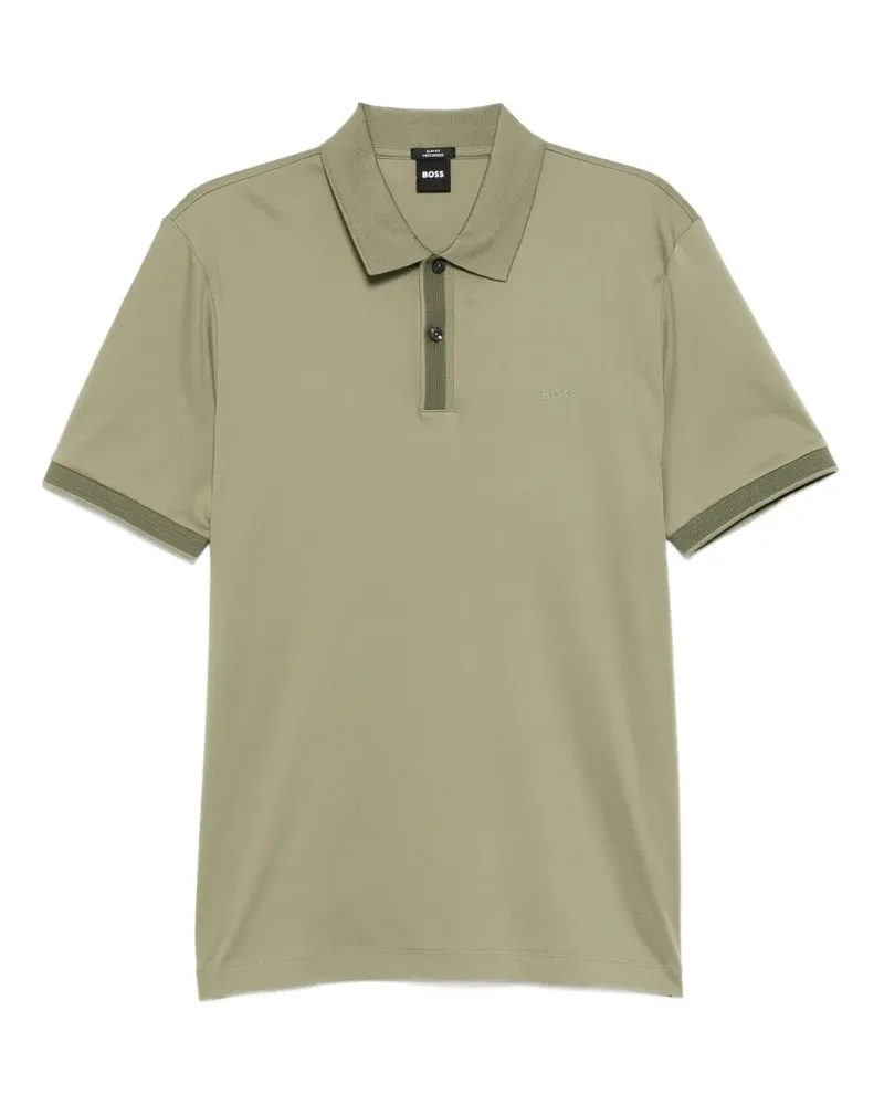 HUGO BOSS Poloshirt mit Logo-Patch - Grün Grün