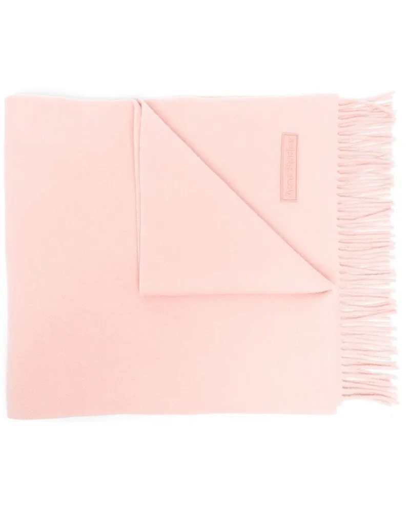 Acne Studios Schal mit Fransen - Rosa Rosa