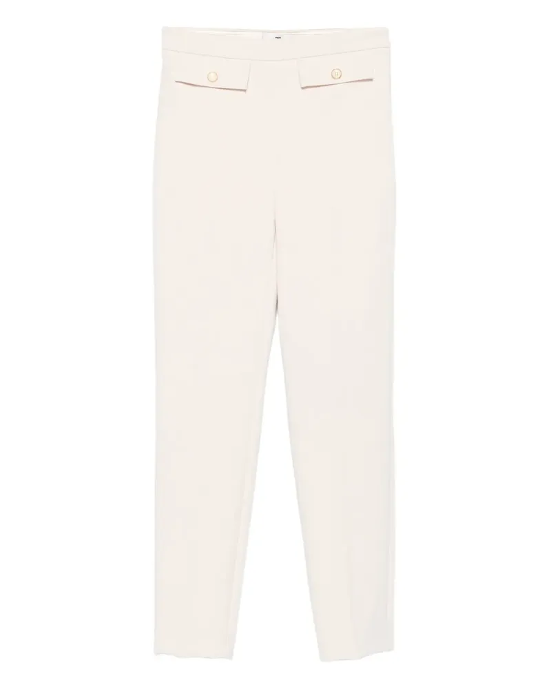 Elisabetta Franchi Hose mit Knöpfen - Nude Nude