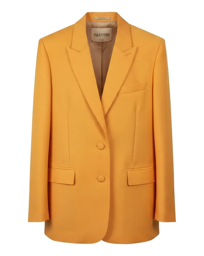 Valentino Garavani single-breasted blazer - Orange Orange