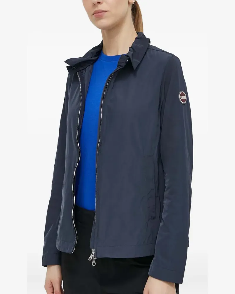 Colmar high-neck taffeta jacket - Blau Blau
