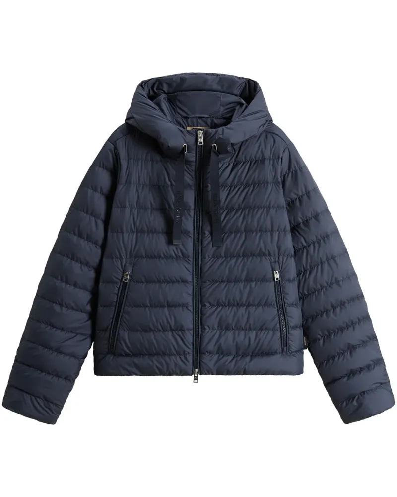 Woolrich Klassische Kapuzenjacke - Blau Blau