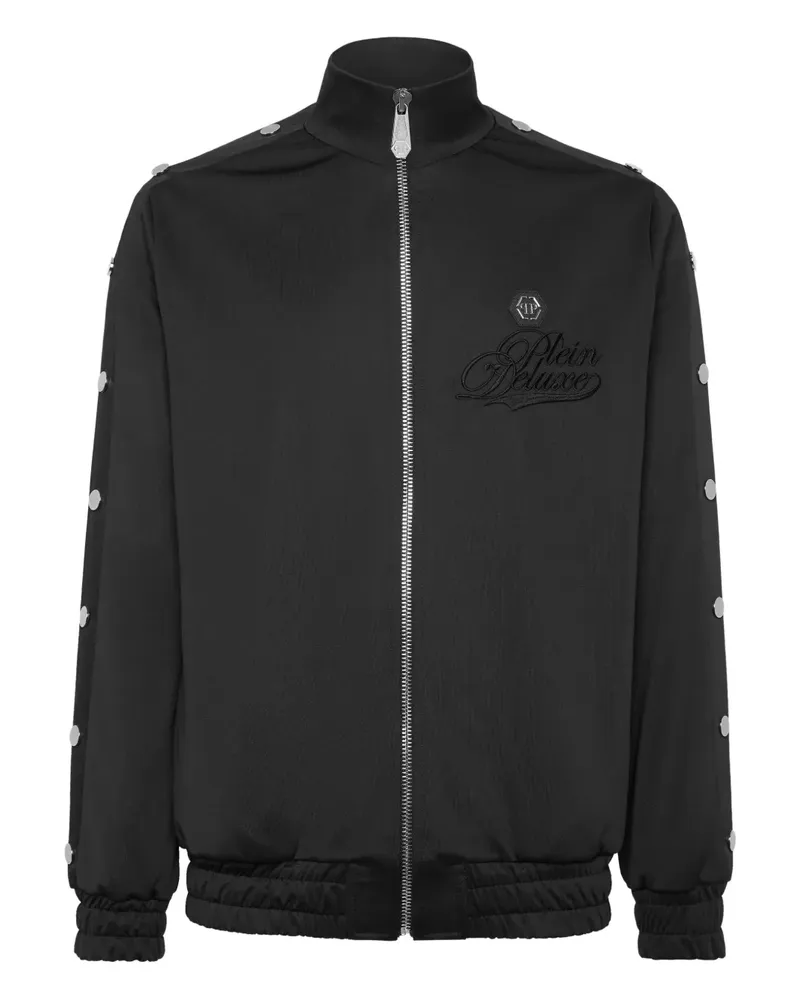 Philipp Plein Sportjacke mit Knopfdetail - Schwarz Schwarz