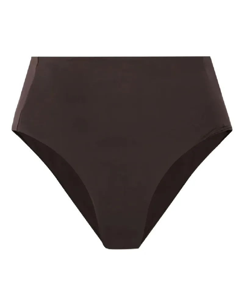 Max Mara Sabina Bikinihöschen mit hohem Bund - Braun Braun