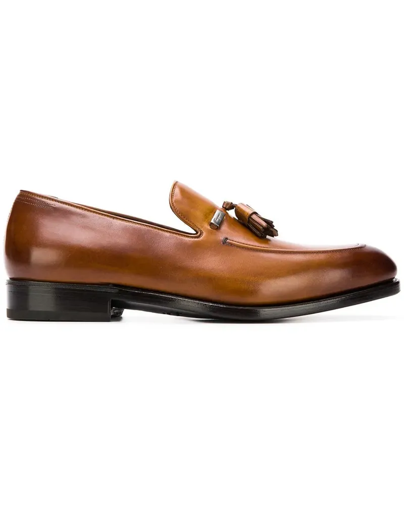 Ferragamo Loafer mit Quasten - Braun Braun