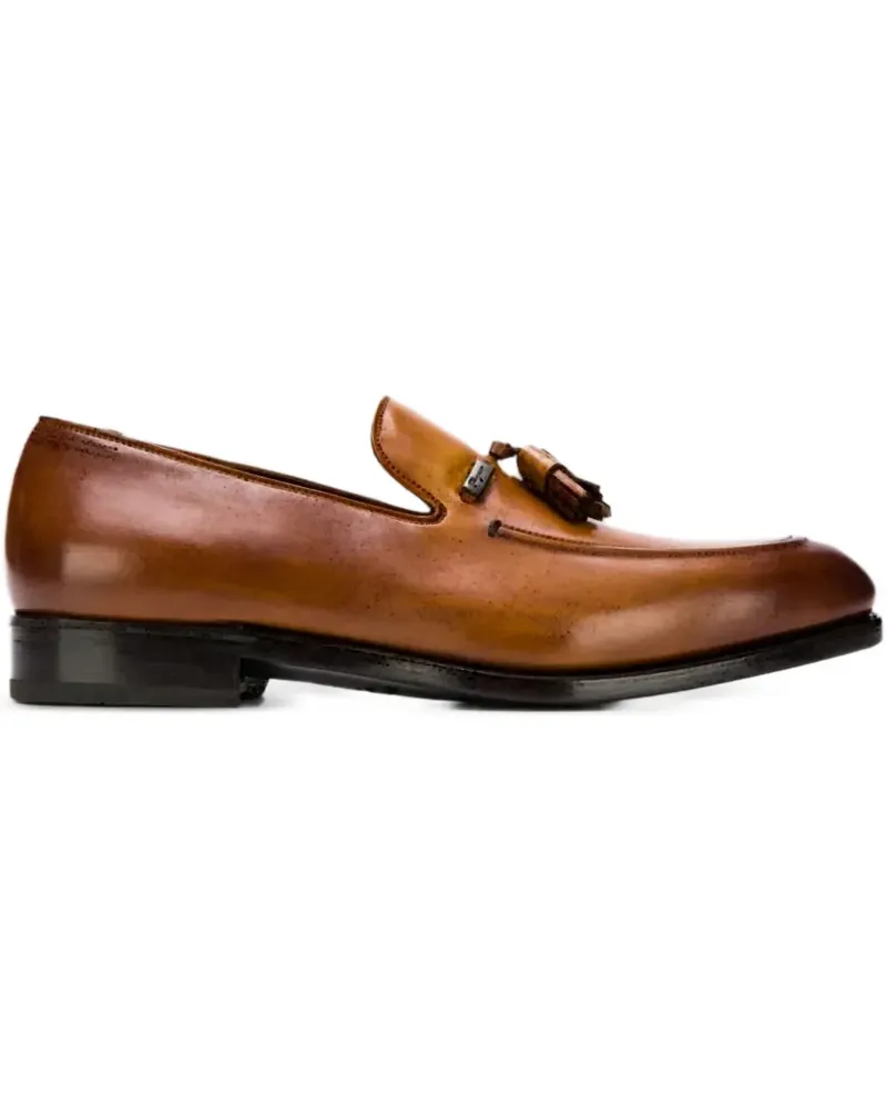 Ferragamo Loafer mit Quasten - Braun Braun