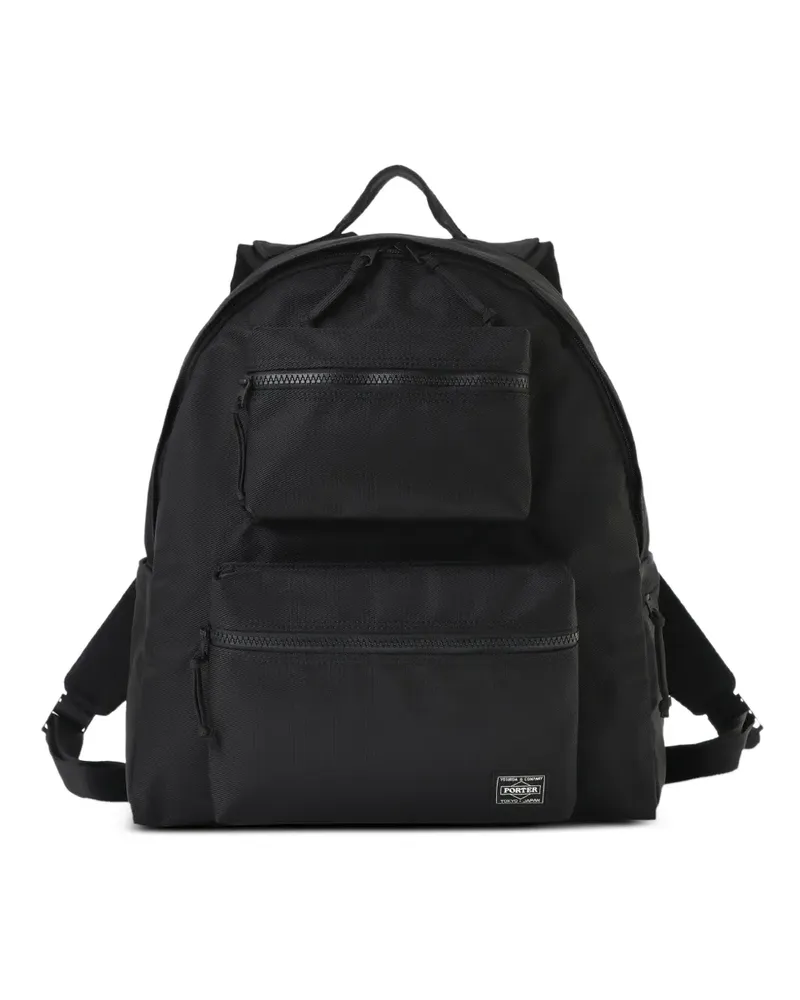 PORTER-YOSHIDA & CO zip backpack - Schwarz Schwarz