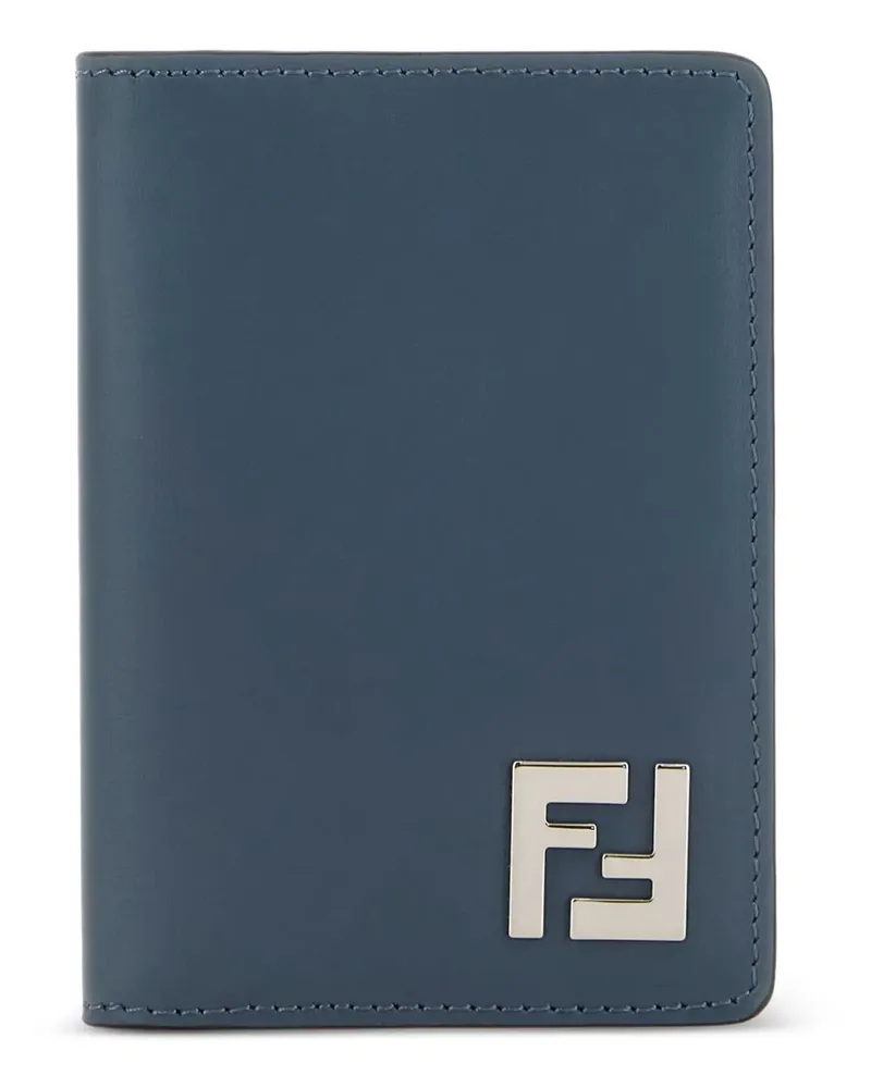 Fendi Kartenetui mit Zucca-Muster - Blau Blau