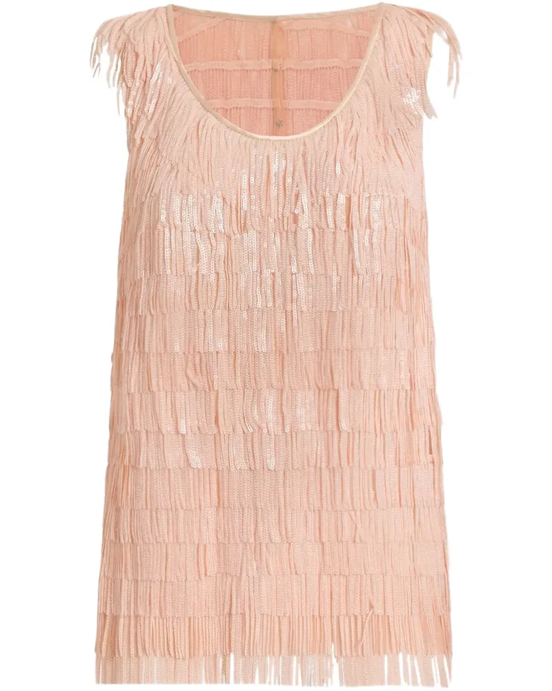 Dolce & Gabbana Top mit Pailletten - Rosa Rosa