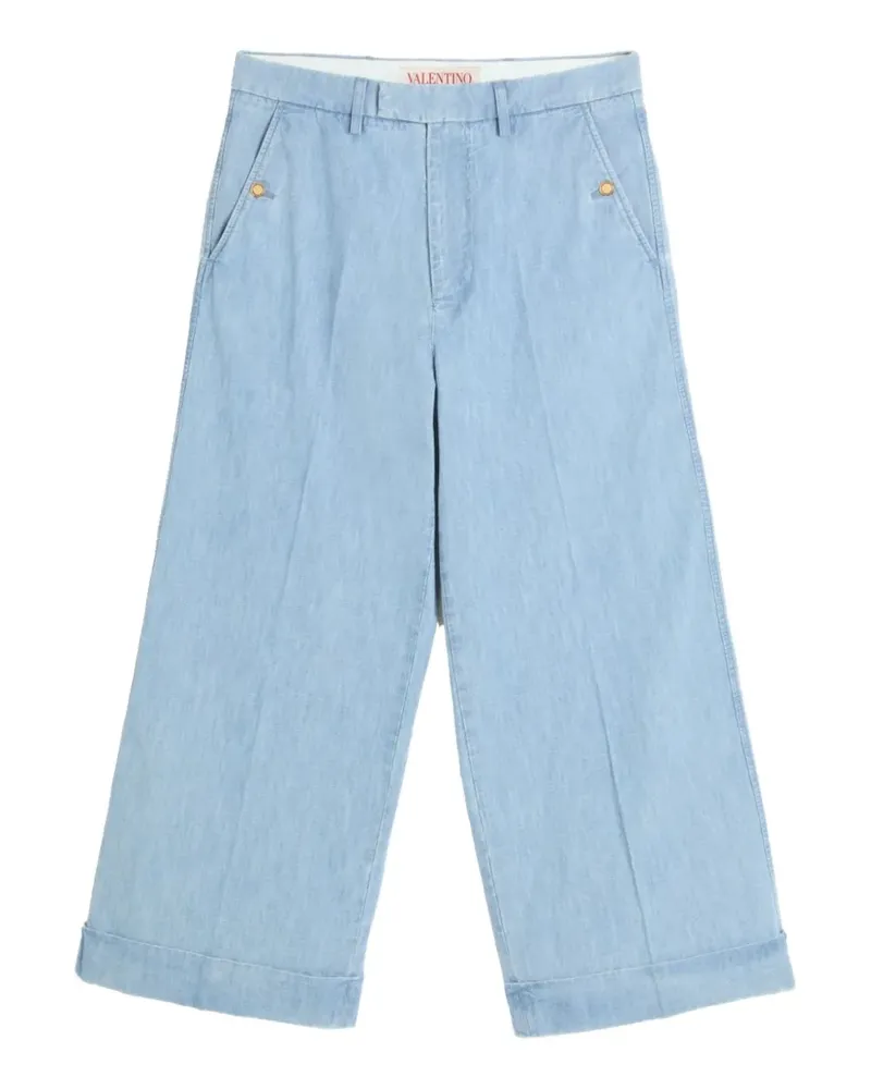 Valentino Garavani Jeans mit Umschlag - Blau Blau
