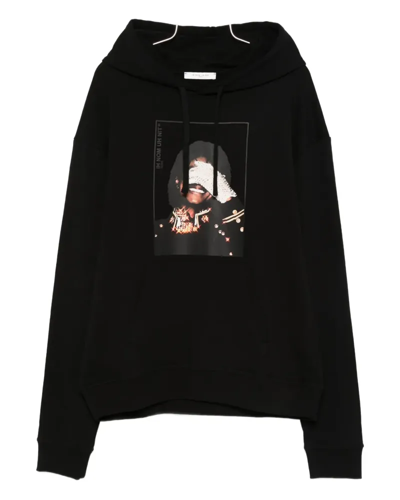 IH NOM UH NIT graphic-print hoodie - Schwarz Schwarz
