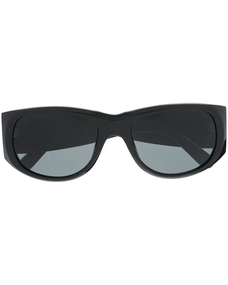 RETROSUPERFUTURE Sonnenbrille mit ovalem Gestell - Schwarz Schwarz