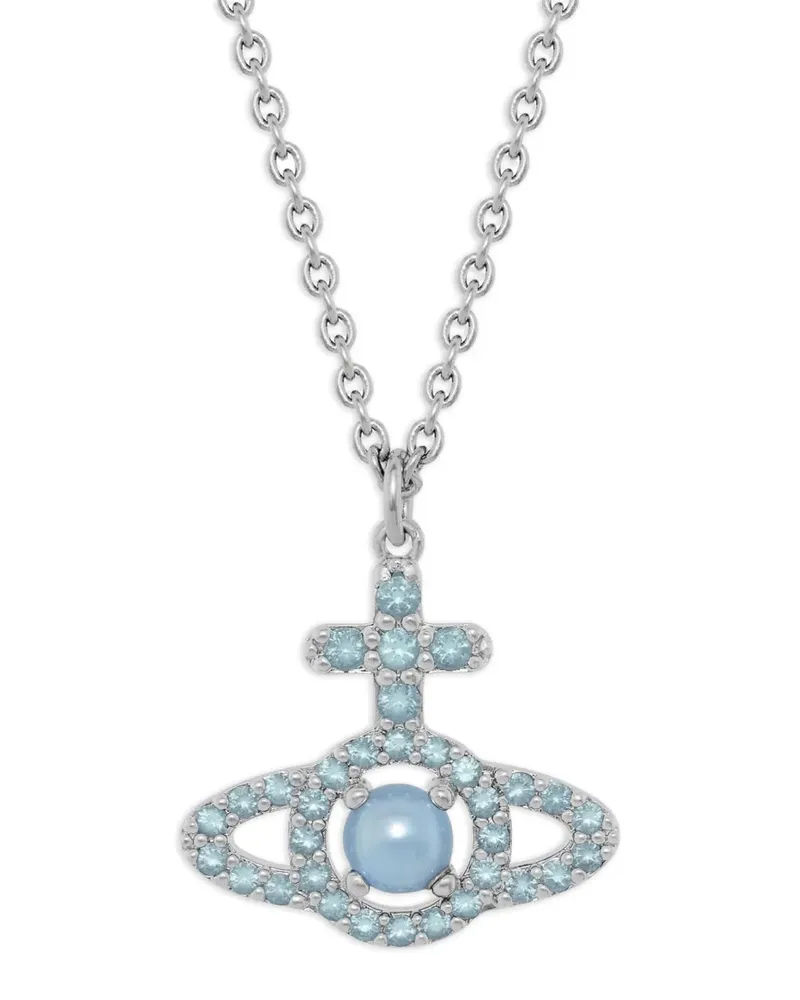 Vivienne Westwood Olympia Pearl orb-pendant necklace - Silber Silber