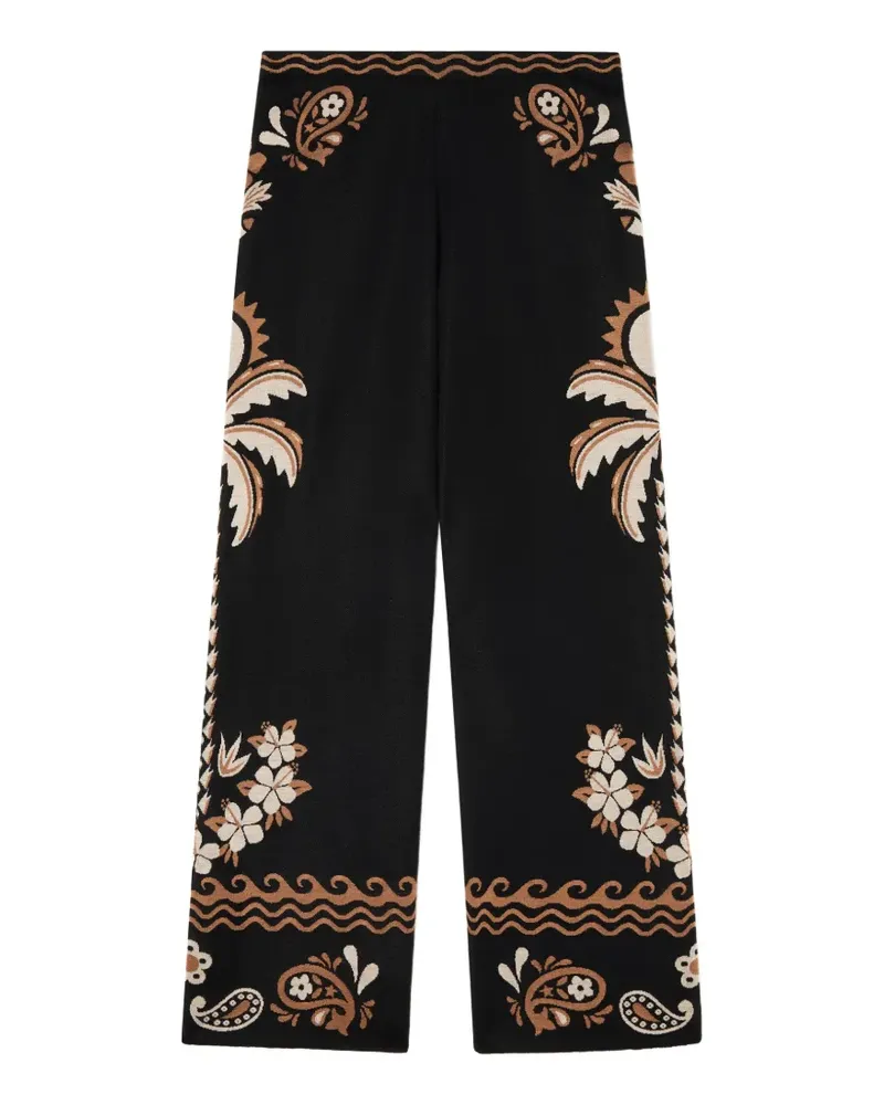 Alanui Island Roots Foulard Hose aus Jacquard - Schwarz Schwarz