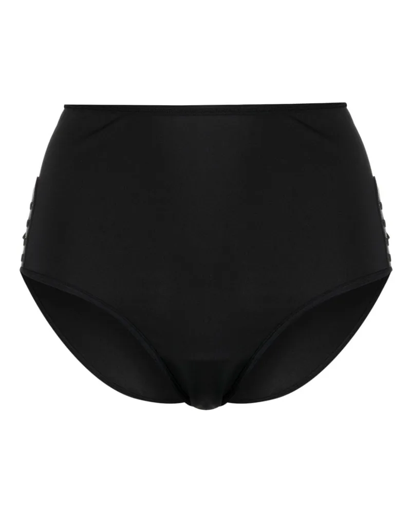 Marlies Dekkers Slip mit hohem Bund - Schwarz Schwarz