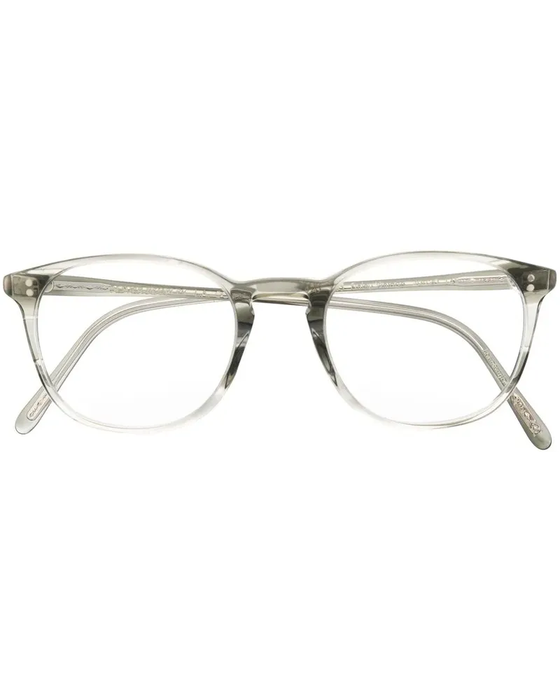 Oliver Peoples Eckige Finley Brille - Grau Grau