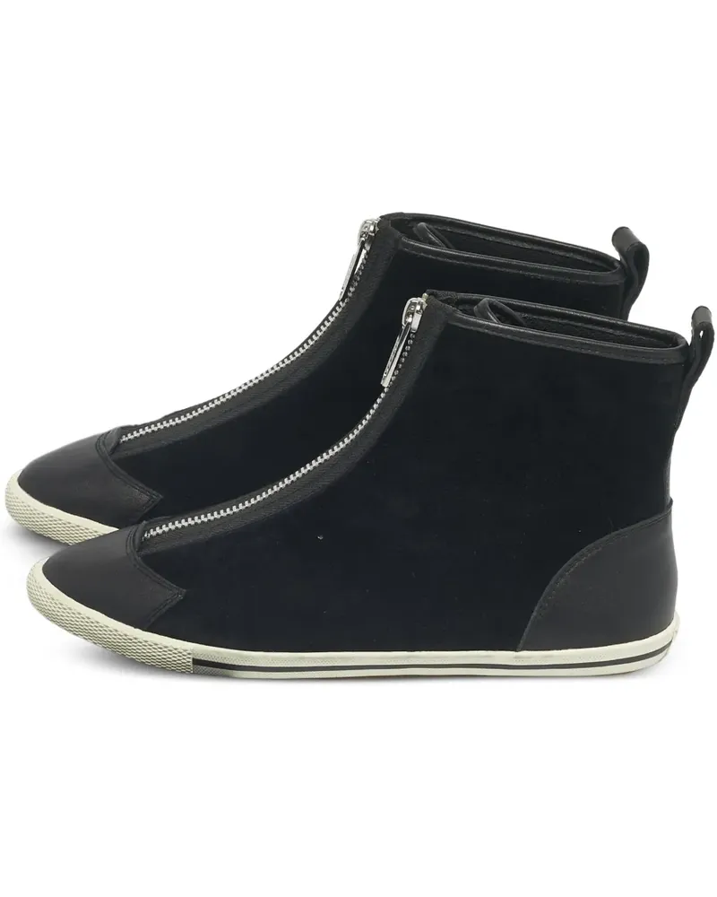 Marc Jacobs zip high-top sneakers - Schwarz Schwarz