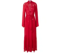 Maxikleid aus Seide - Rot