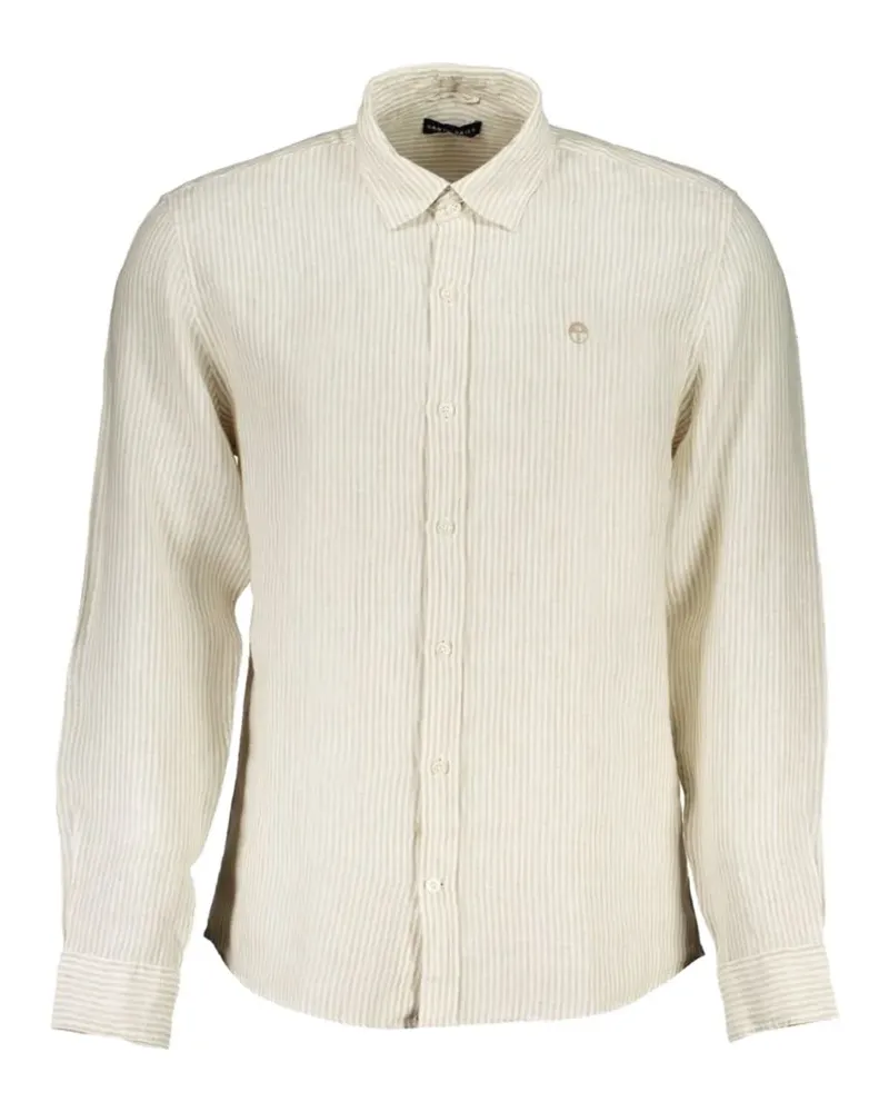 North Sails striped linen shirt - Nude Nude