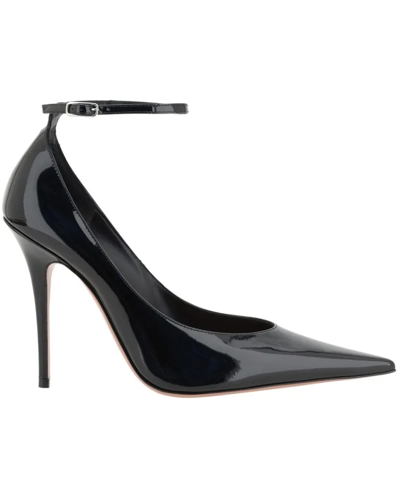 Amina Muaddi Anok Pumps 105mm - Schwarz Schwarz