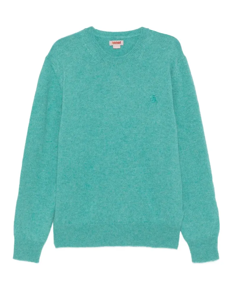 Baracuta Pullover mit Logo-Stickerei - Blau Blau