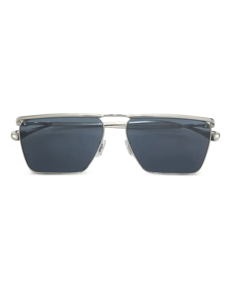 Jil Sander Wireframe rectangle-frame sunglasses - Silber Silber