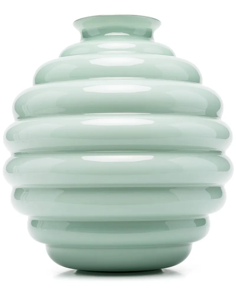 Venini Vase aus Keramik - Grün Grün