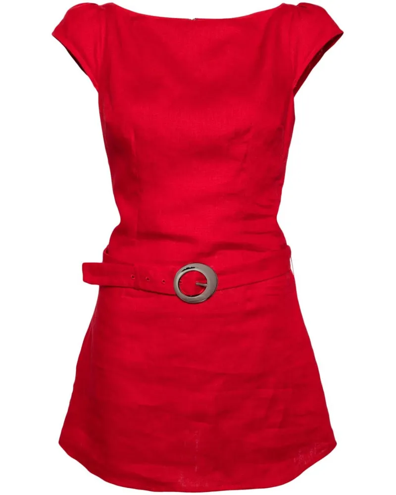 Reformation Zelmira Minikleid Rot