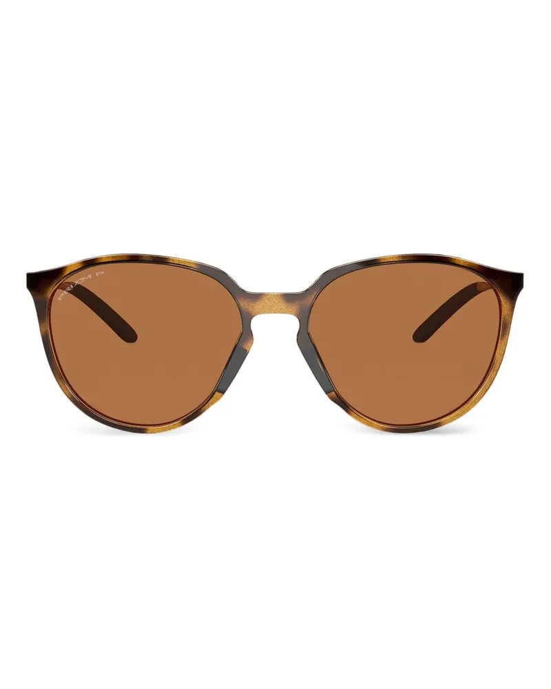 Oakley Sielo Sonnenbrille mit rundem Gestell - Braun Braun