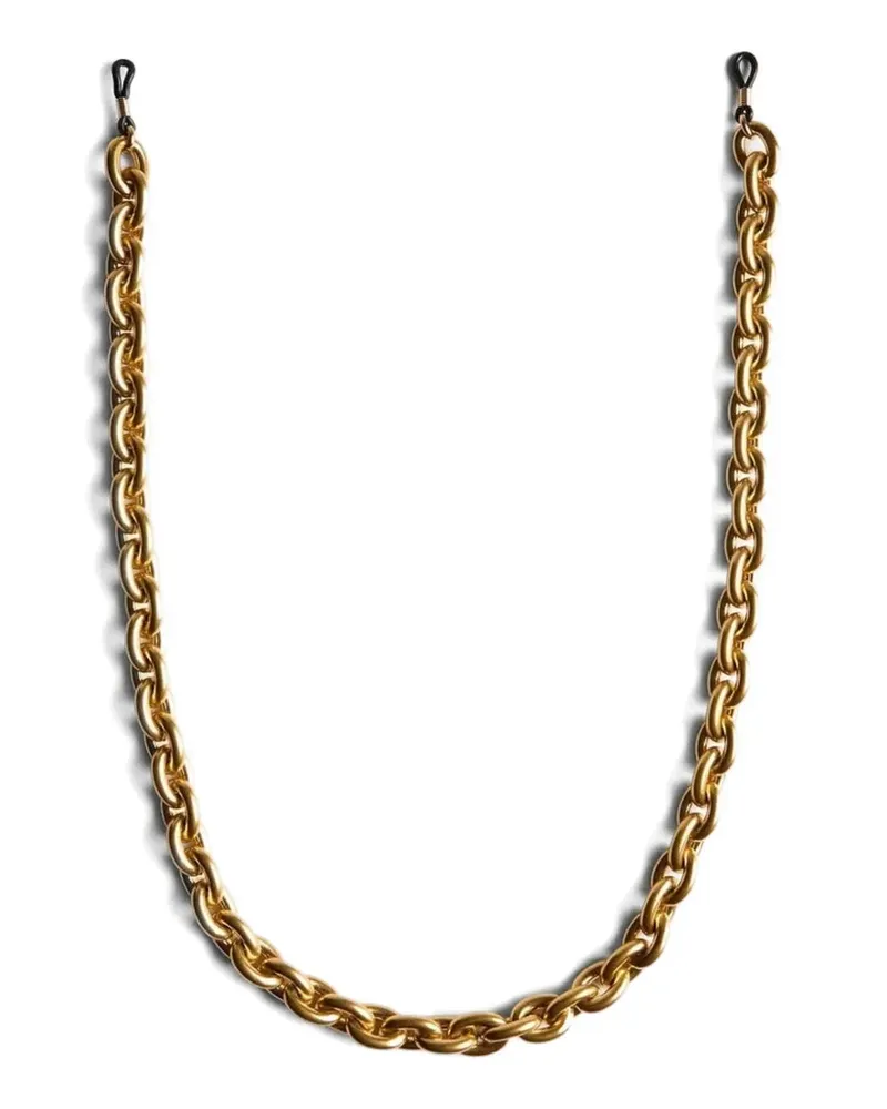 J.W.Anderson Sonnenbrillen-Kettenriemen - Gold Gold