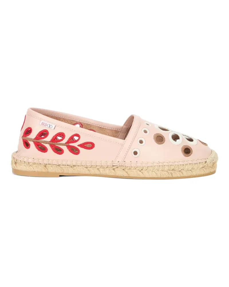 RED Valentino cut-out espadrilles - Rosa Rosa