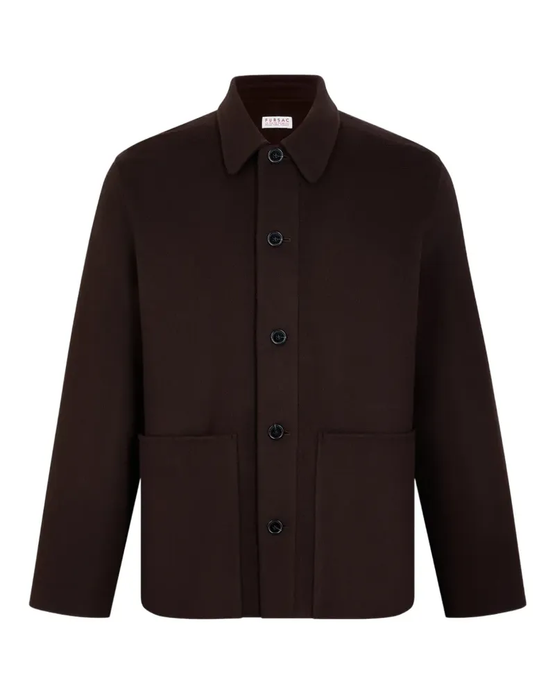 FURSAC Jacke mit Knöpfen - Braun Braun