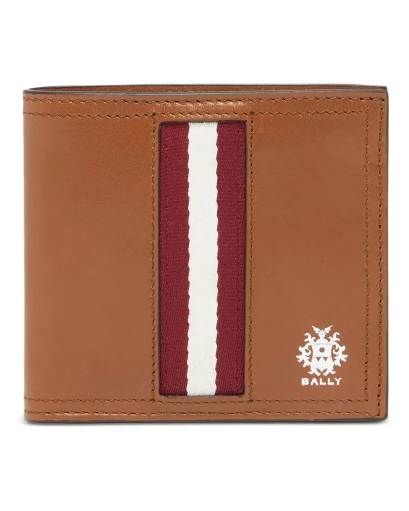 Bally Ray stripe-detail wallet - Braun Braun