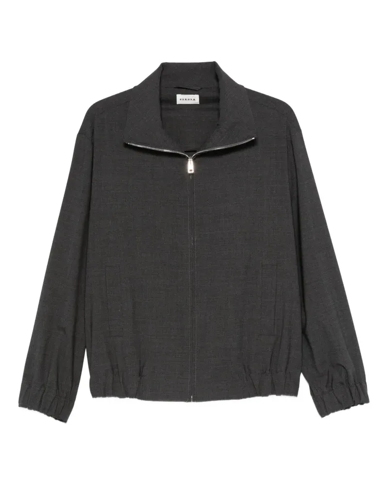 P.A.R.O.S.H. P.A.R.O H. Bomberjacke aus Wolle - Grau Grau