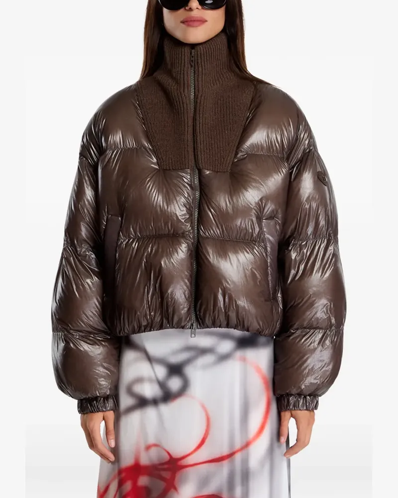 Diesel Gesteppte Jacke - Braun Braun