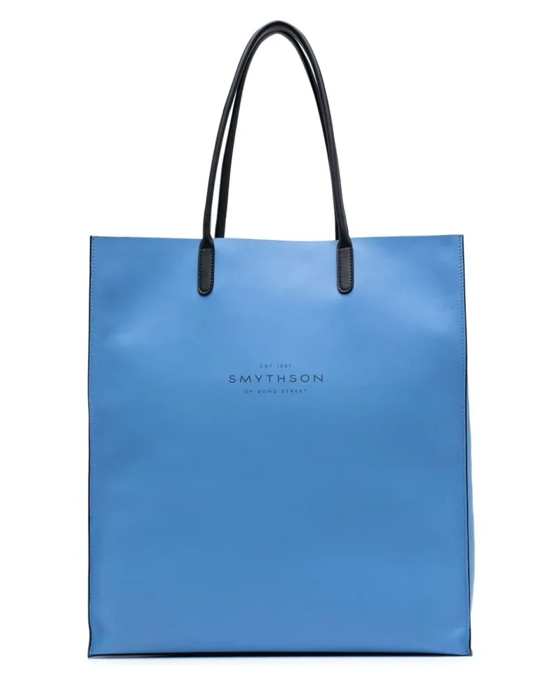 Smythson Klingly Handtasche Blau