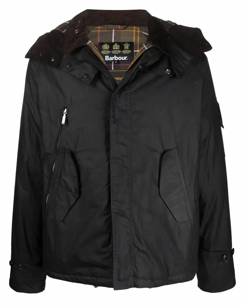 Barbour Gewachste Jacke mit Reißverschluss - Grün Grün