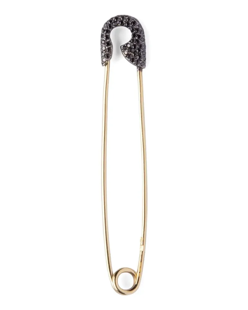 Ileana Makri 18kt Safety Pin Goldohrring Gold